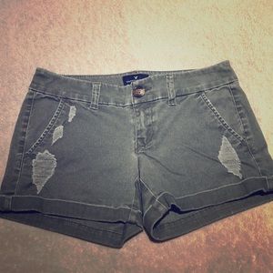 Camp green shorts